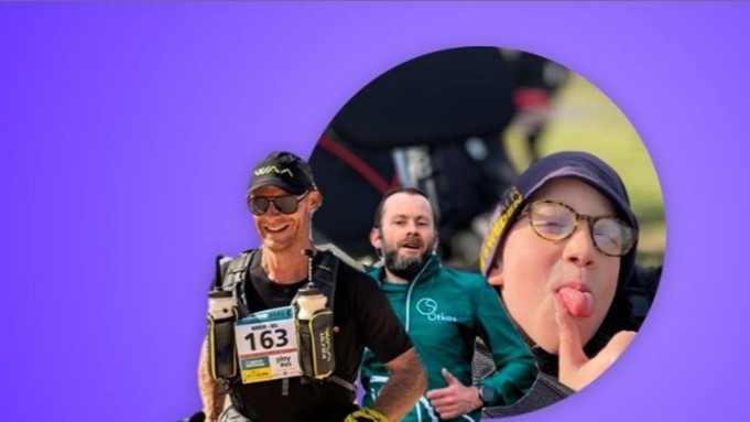 Tom en Mario lopen voor Xiano - 2023 - Afbeelding 1